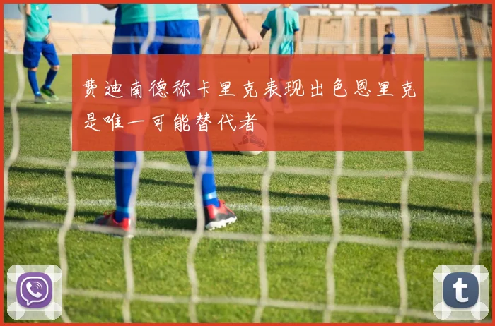 费迪南德称卡里克表现出色恩里克是唯一可能替代者